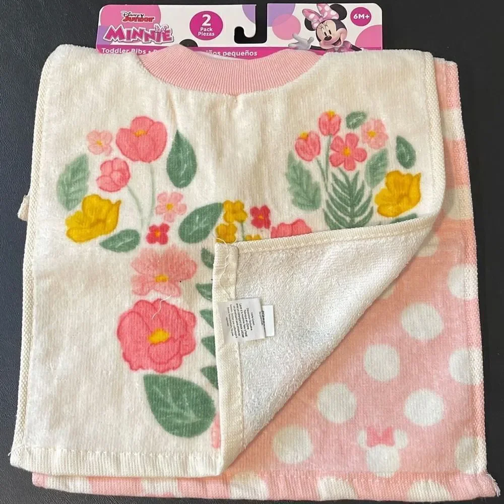 Infant/Toddler‎ Girl Bundle. Burp Cloths and Bibs. NWT